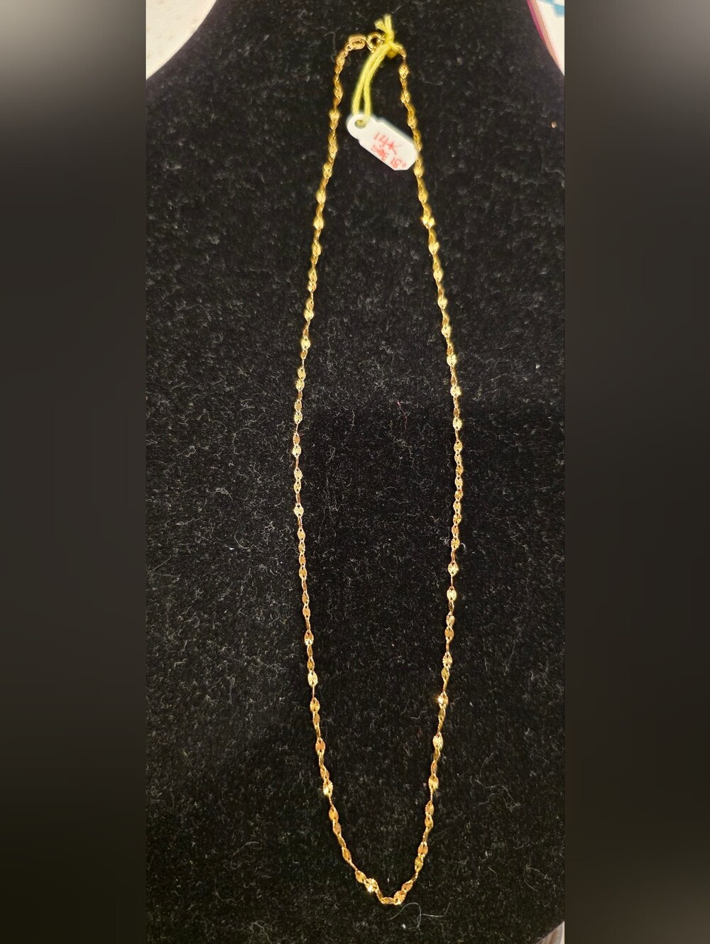 🦋✨️14K Gold Twist Chain Necklace✨️🦋